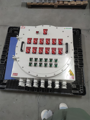 220vac แพเนลควบคุมกันไฟ Atex Cnex อลูมิเนียมเกรดเรือ Wf2 Ip66