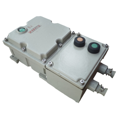 ATEX เครื่องเริ่มเครื่องยนต์กันระเบิด IIC อลูมิเนียมเกรดเรือ IP66 WF2 สําหรับ Div1 โซน1 แสงกันไฟอันตราย
