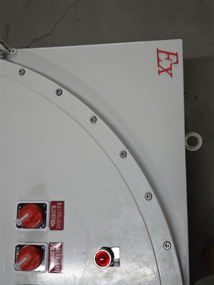 ATEX 380V แผนควบคุมกันไฟ แผนกระจายพลังงานอุตสาหกรรม วัสดุอะลูมิเนียม ป้องกันการบด IP66 สําหรับเขตอันตราย