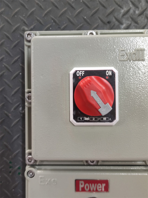 สถานีควบคุมที่ประหยัดพลังงาน ATEX กันระเบิด กล่องควบคุมไฟฟ้ากันไฟ 220/380Vac G1/2", G3/4", G1, G1.1/4", G1.1/2", G2