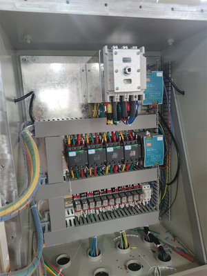 AC110/ 220/ 380/ 460v กล่องตู้กันไฟ อลูมิเนียมเกรดเรือ WF2 IP66 สําหรับน้ํามันก๊าซทะเล เขตเคมีโซน1 โซน21
