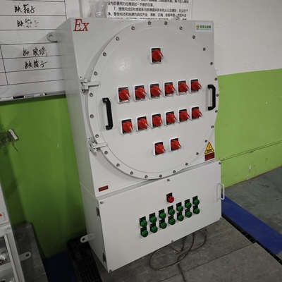 สถานีควบคุมที่ประหยัดพลังงาน ATEX กันระเบิด กล่องควบคุมไฟฟ้ากันไฟ 220/380Vac G1/2", G3/4", G1, G1.1/4", G1.1/2", G2