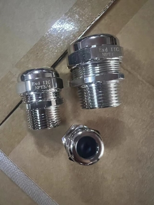 IP68 Atex/Iecex Cable Gland ระเบิดต่อการระเบิด Cable Gland สําหรับการใช้งานน้ํามันและแก๊ส