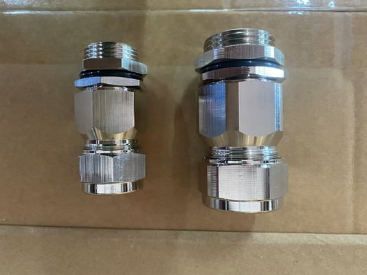 ป้องกันการเข้า IP68 ป้องกันเพลิง สายเดียว Armor Cable Gland