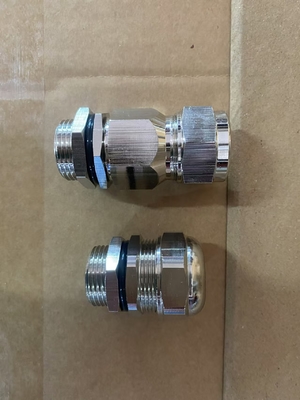 -40 - 100\u00b0C ISO เมทริกทองแดง Ex Proof Cable Gland With Perfect Seal