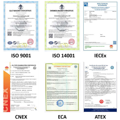 ไฟส่องสว่างพื้นที่อันตราย อะลูมิเนียมอัลลอย IP66 50-100W LED ประสิทธิภาพสูง