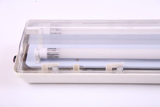 หลอดไฟฟลูออเรสเซนต์กันระเบิด | ได้รับการรับรอง ATEX/IECEx | โคมไฟป้องกันการระเบิด IP66 สำหรับโซนน้ำมัน ก๊าซ และสารเคมี