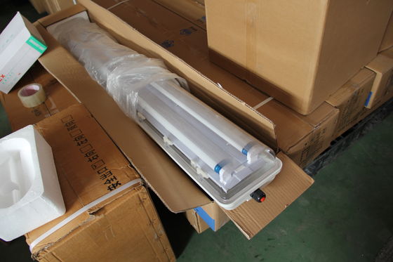 ไฟฟลูออเรสเซนต์แบบท่อกันระเบิด ATEX ขนาด 1200 มม. x 600 มม. สำหรับการผลิตกระแสไฟฟ้า