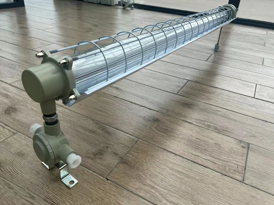 หลอดไฟ LED แบบทนทานต่อการระเบิด 1x48 นิ้ว 115Lm/W ตัวเรือน ABS สำหรับพื้นที่อุตสาหกรรมอันตราย