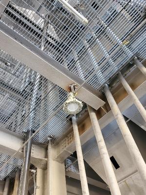 ไฟ LED อ่าวสูงแบบแบน ป้องกันการระเบิด 5000k ATEX กันน้ำ 120W Ip66