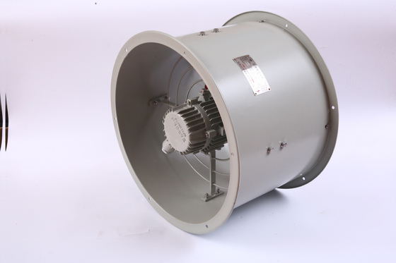 พัดลมแกน ATEX BAF 250-750W IP54 สำหรับจัดเก็บสารเคมี 4687 ลบ.ม./นาที ระบบระบายอากาศป้องกันการระเบิด CFM 2273-18250 ลบ.ม./ชม. สัญลักษณ์ Ex Ex Db IIB