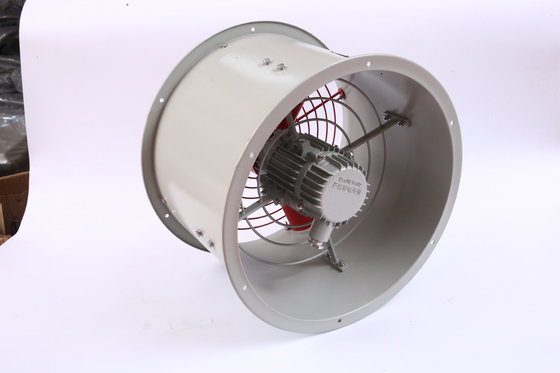 พัดลมแกน ATEX BAF 250-750W IP54 สำหรับจัดเก็บสารเคมี 4687 ลบ.ม./นาที ระบบระบายอากาศป้องกันการระเบิด CFM 2273-18250 ลบ.ม./ชม. สัญลักษณ์ Ex Ex Db IIB