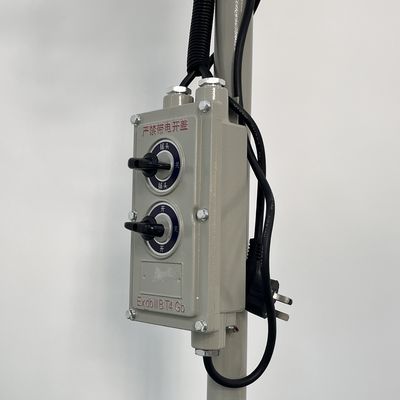 พัดลมแบบหมุนป้องกันการระเบิดพร้อมติดตั้งบนผนัง – รุ่น BFC – 0.37kW ถึง 0.75kW – โครงสร้างเหล็กและอลูมิเนียม