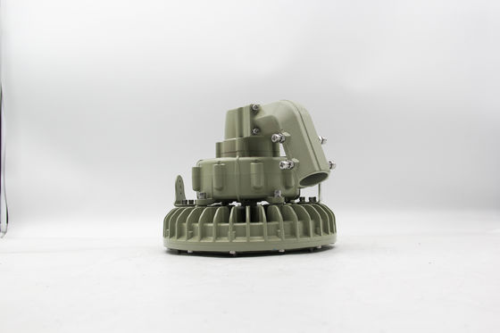 ATEX IECEx ไฟ LED High Bay สำหรับอุตสาหกรรม 100W 150W 200W โคมไฟป้องกันการระเบิดพร้อมตัวเครื่องอะลูมิเนียม 5700K CCT IP66