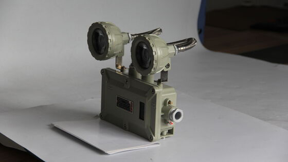 ATEX IP66 โคมไฟ LED ป้องกันการระเบิดแบบสองจุด ไฟ LED อเนกประสงค์แบบสองหัว ไฟฉุกเฉินทางออกแบบชาร์จไฟได้