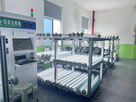 หลอดไฟ LED T6 ขนาด 2x16W ประสิทธิภาพสูง IP66 ATEX อะลูมิเนียมอัลลอยด์ + กระจกนิรภัย หลอดไฟฟลูออเรสเซนต์ LED เชิงเส้นกันระเบิด