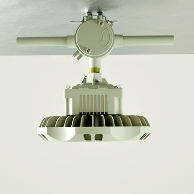 สีเหลือง ปราศจากระเบิด ไฟ LED สูง ลําพูน ตัด อลูมิเนียมเรือนกระบวนการ สี อุณหภูมิ 3000 ถึง 6500K สําหรับโรงงานเคมี