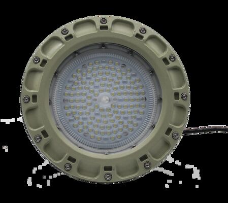 150W 6000K LED ระเบิดป้องกันแสงสว่างในอ่าวสูง ATEX IECEx อนุมัติสําหรับโซน 1/2/21/22 โฉนดที่อันตราย