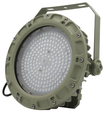 Ex IIC T6 ATEX IECEx IP66 WF2 แสงสเปรย์เกลือกันระเบิดไฟสูง 50w-240w สําหรับแพลตฟอร์มเจาะในทะเล