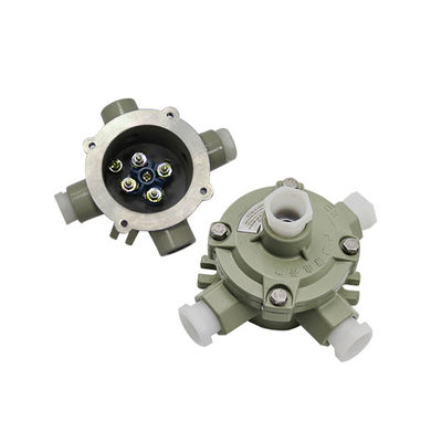 กล่องที่กําหนดเอง IP66 กันน้ํา ATEX กล่องแยก กล่องกันไฟ พลังงาน 220V / 380V กล่องแยกอลูมิเนียมเหล็ก
