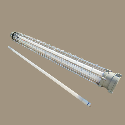 Ip66 1.2M 4Ft Led Linear Explosion Proof Lamps อุตสาหกรรม 18-36W หลอดสองหลอด