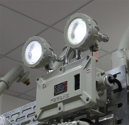 2*4.5w แสงฉุกเฉินไฟฉากหน้าคู่ ผนังติดตั้ง ATEX LED แสงกันระเบิด แสงฉุกเฉินสําหรับสถานที่อันตราย