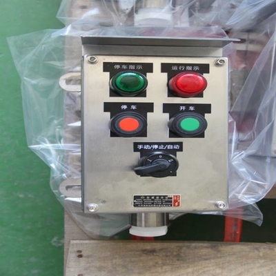 IP65 สแตนเลส ปานล์ควบคุมไฟฟ้าติดผนัง AC 220V / 380V Ex ปานล์ควบคุม