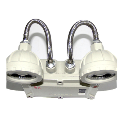 2*5w Double Head Wall Mounted 220VAC 50hz LED ไฟฉุกเฉิน พร้อมใบรับรอง ATEX สําหรับพื้นที่อันตราย