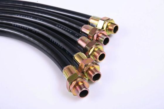 PVC ทนทานไฟฟ้าท่ออ่อนท่อร้อยสายสแตนเลสป้องกันการระเบิดท่อยืดหยุ่น