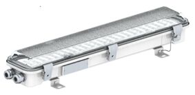 ไฟ LED อุตสาหกรรมแบบเส้นตรงป้องกันการระเบิดสำหรับพื้นที่อันตรายโซน 1&2 ได้รับการรับรอง ATEX CE IP66 กำลังไฟ 10W 18W 36W