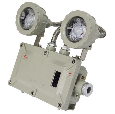 ไฟฉุกเฉิน LED กันระเบิด IP66 แบบสปอตคู่ 2x3W 2*5W คุณภาพสูง ราคาโรงงาน