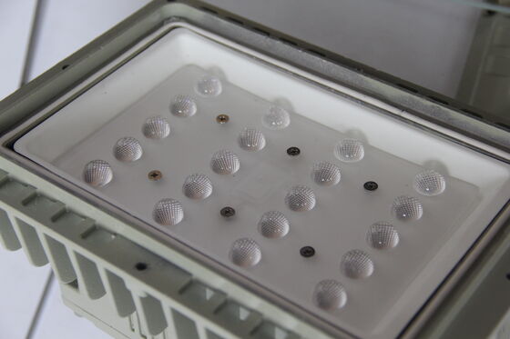 โคมไฟ LED Floodlight สำหรับพื้นที่อันตราย ได้รับการรับรอง ATEX IECEx Zone 1 & 2 กำลังไฟ 50-240W, IP66, 140lm/W, รับประกัน 5 ปี