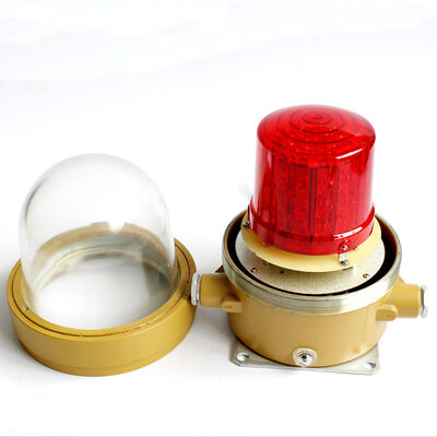 30 ชั่วโมงเวลาทำงาน ไฟ LED ป้องกันการระเบิด ทำจากอลูมิเนียมอัลลอยด์ สำหรับอุตสาหกรรมน้ำมันและก๊าซ โซนอันตราย 1 ดิวิชั่น 1 บนบกและนอกชายฝั่ง